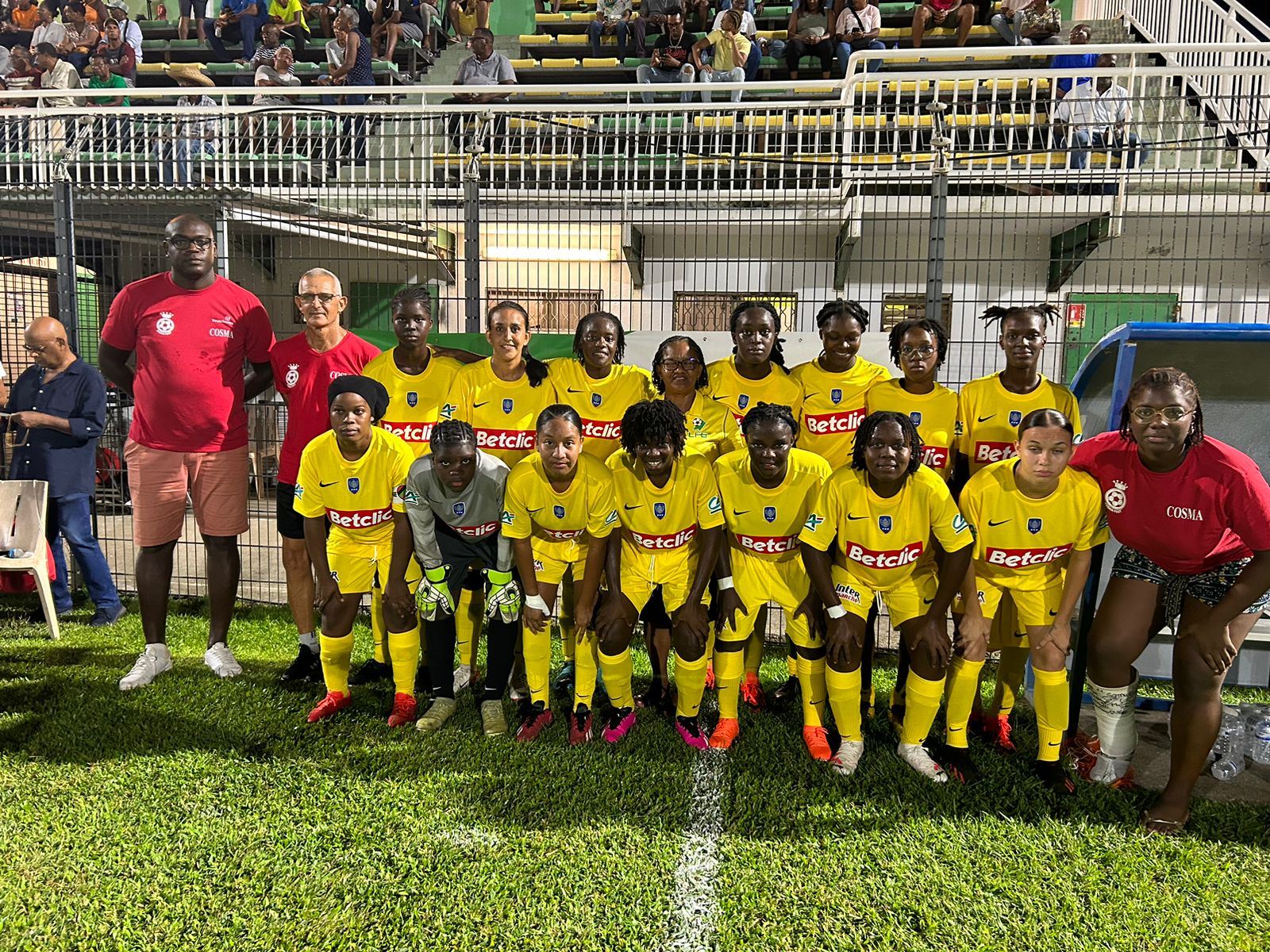 Historique. C’est le mot choisi pour décrire la qualification des filles du Cosma Foot face au Club Franciscain de la Martinique.