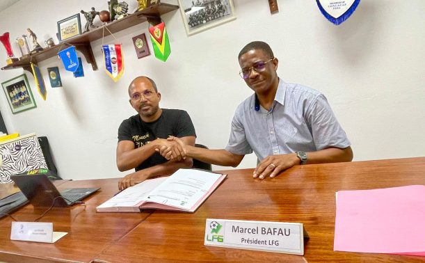 Signature de la convention de naming du Championnat Régional 1 à la Ligue de Football de la Guyane