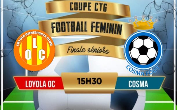 e samedi 24 mai 2025, le stade Emmanuel Courat de Macouria accueillera la finale de la Coupe CTG de football féminin, une rencontre très attendue entre deux ténors du ballon rond guyanais : Loyola OC et Cosma Foot.