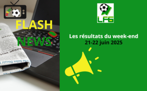 Les résultats du week-end :