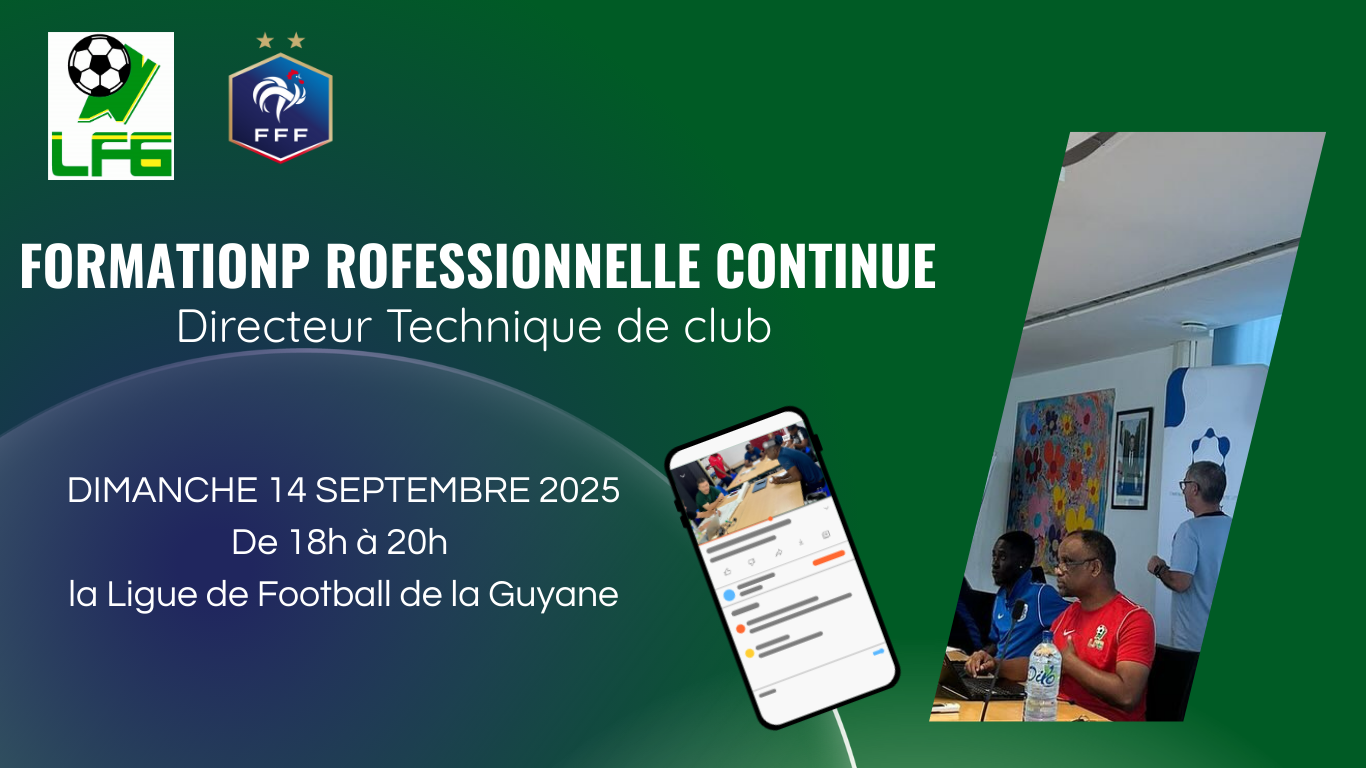 Formation FPC – Directeur Technique de Club