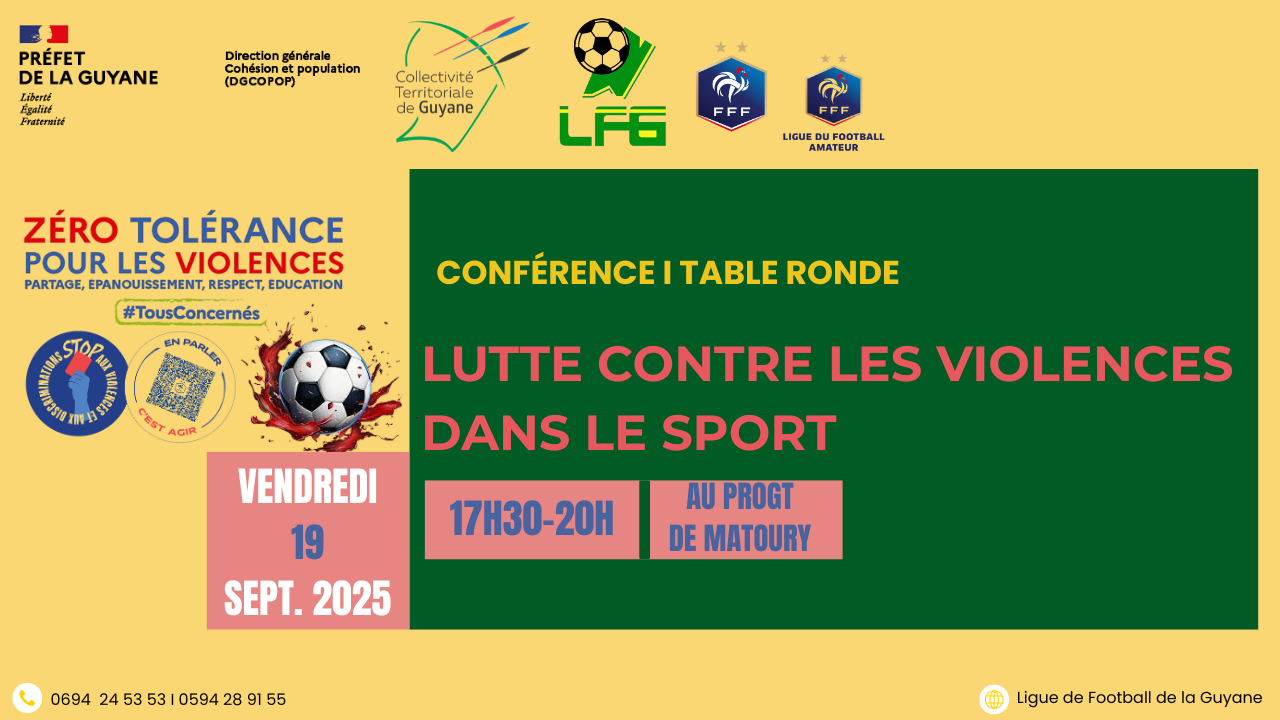 LUTTE CONTRE LES VIOLENCES DANS LE SPORT