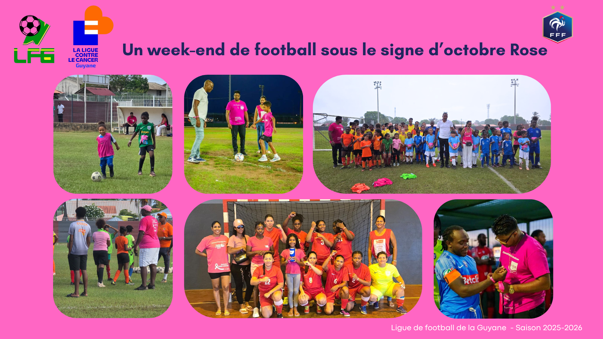 Un week-end de football sous le signe d’octobre Rose