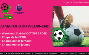 Les matchs du week-end : le football guyanais se mobilise pour Octobre Rose !