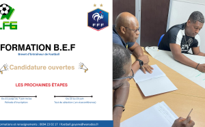 Ouverture des inscriptions – Brevet d’Entraîneur de Football Antilles-Guyane 2026-2027